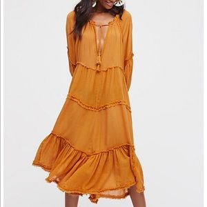 Free people boho maxi dress